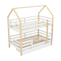 **Lit superposé en bois avec design maison**